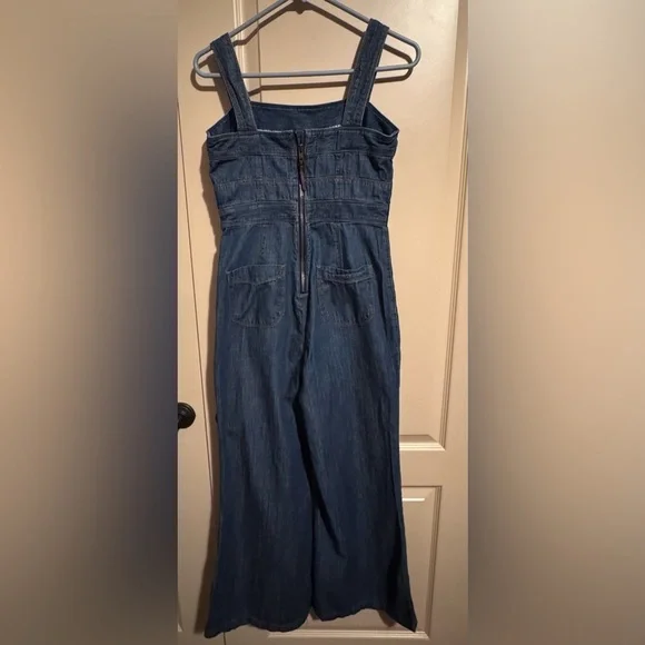 ANTHROPOLOGIE ET TWA Women's Blue
Chambray Wide Leg - Picture 6 of 16